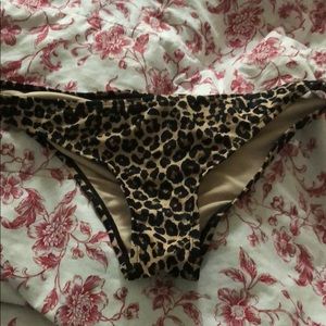NWOT Cheetah print bikini bottoms